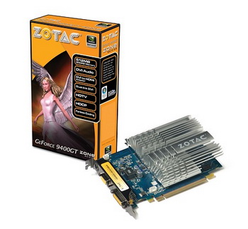 ZOTAC GeForce 9400GT DDR2 and GeForce 9400GT DDR2 ZONE edition